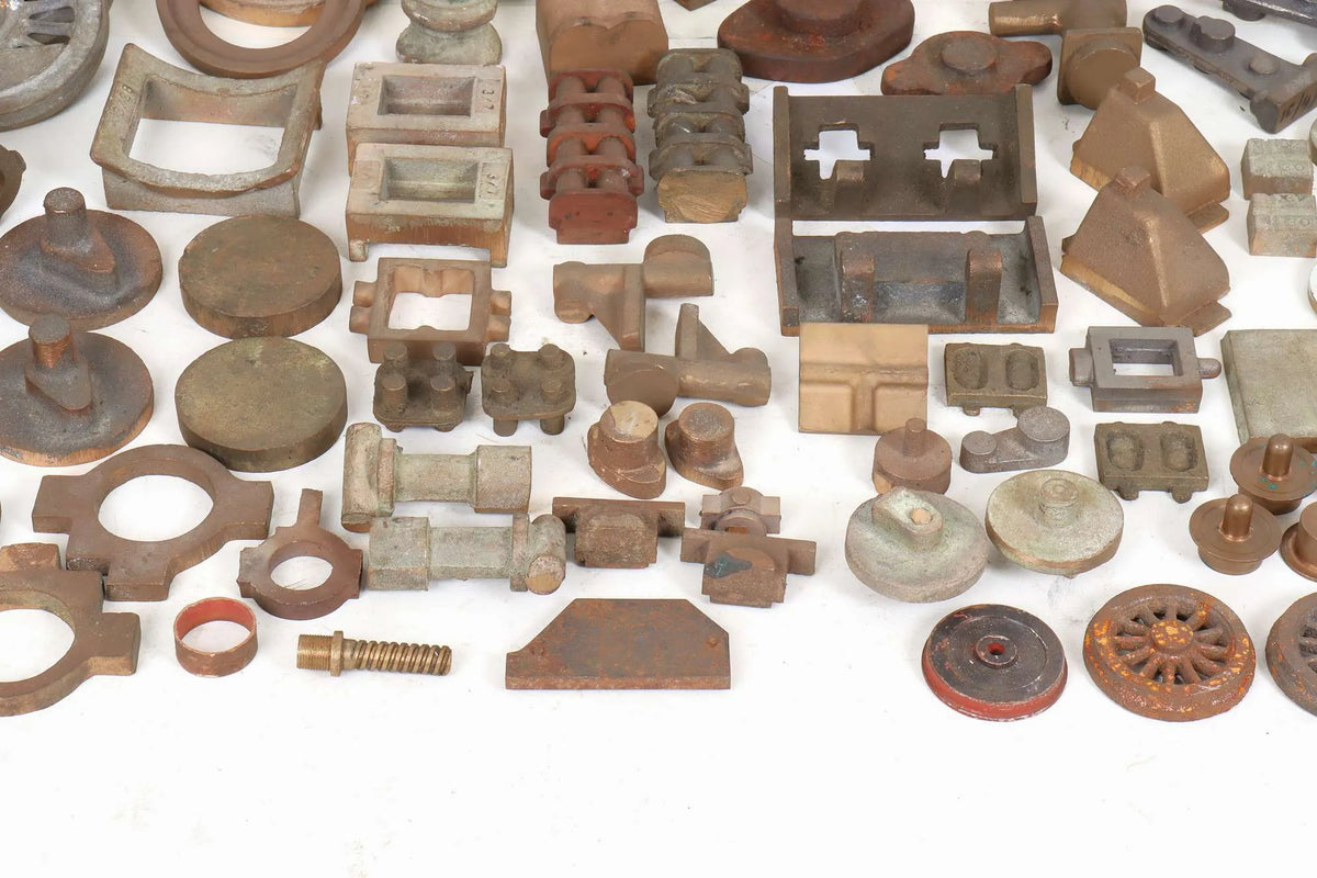 Assorted locomotive castings