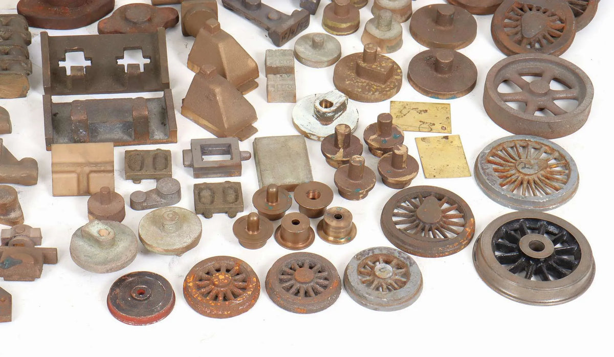Assorted locomotive castings