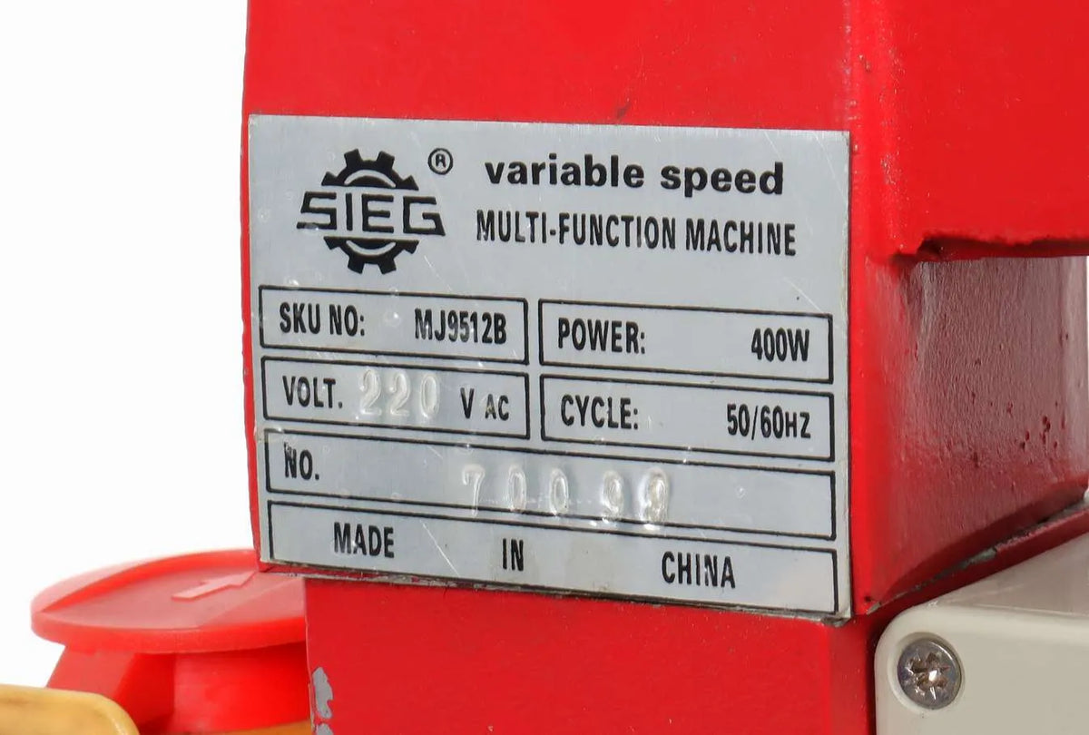 Sieg mini lathe, mill/drill