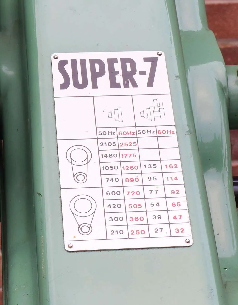 Myford Super 7B lathe