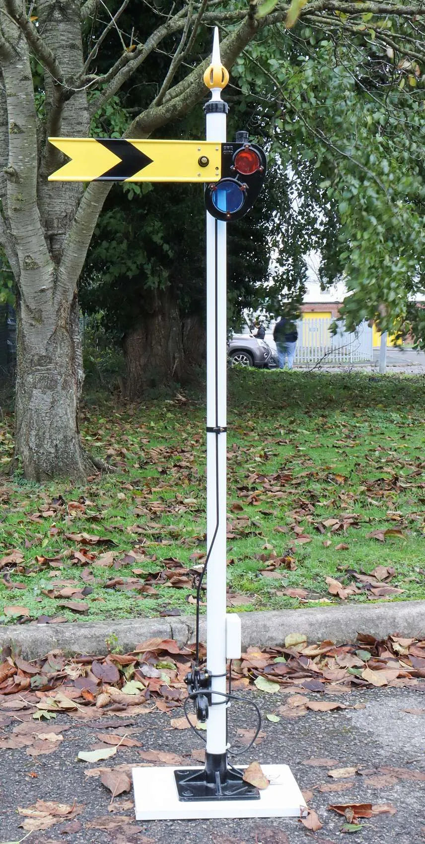 Quarter scale GWR lower quadrant distant signal