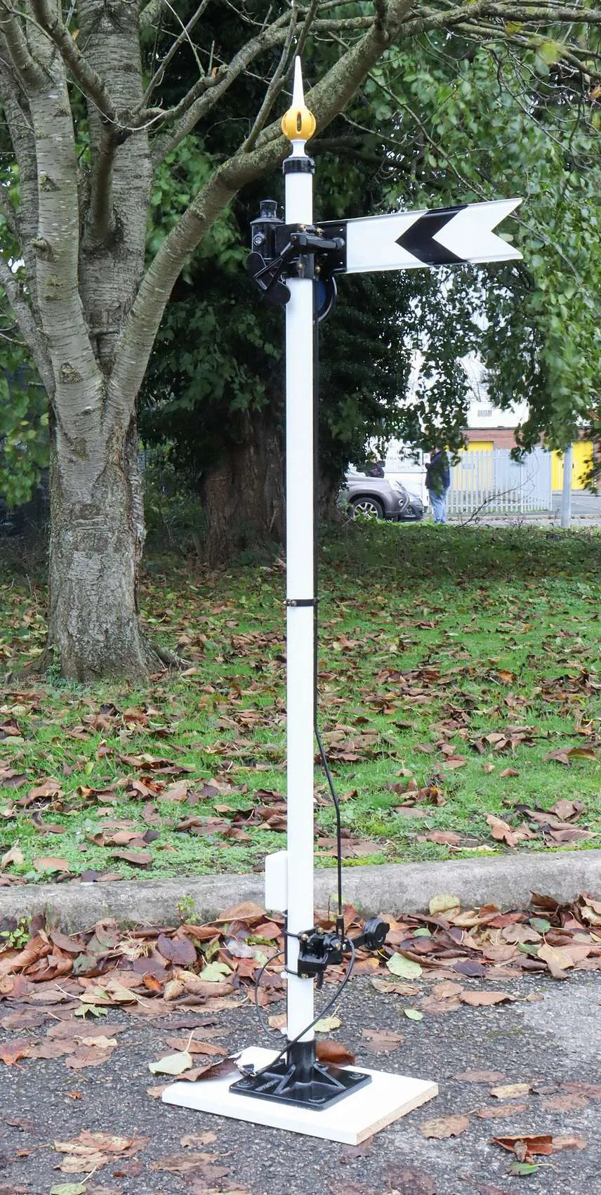 Quarter scale GWR lower quadrant distant signal