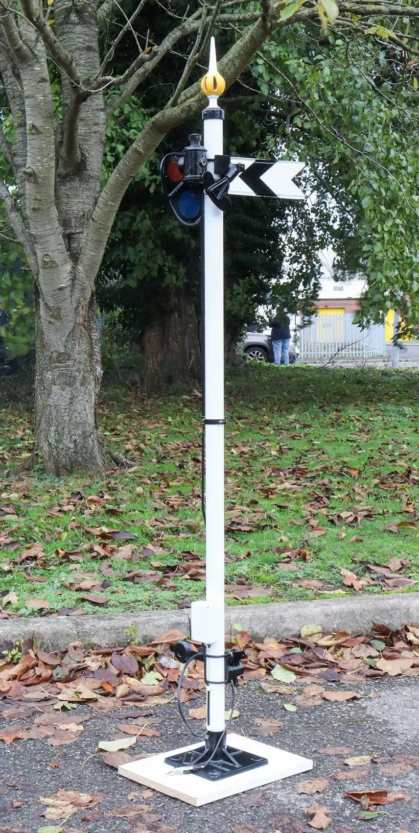 Quarter scale GWR lower quadrant distant signal