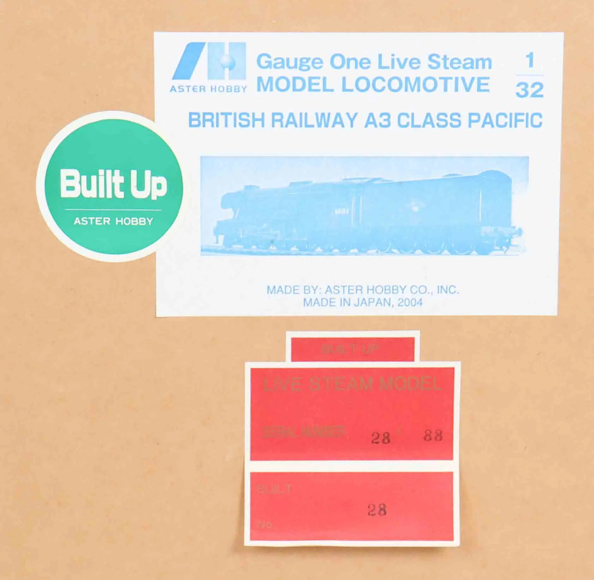 Gauge 1 Aster LNER A3 No.60103 "Flying Scotsman"