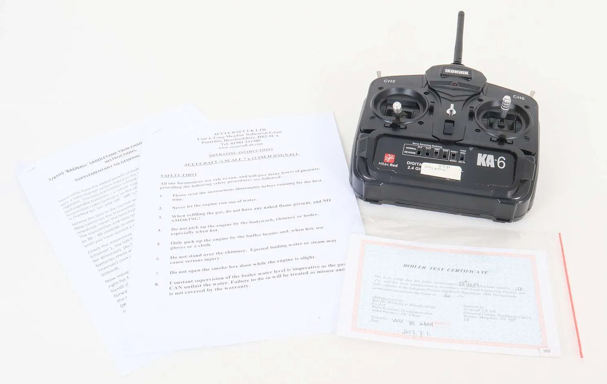 45mm gauge radio-controlled Accucraft Bagnall