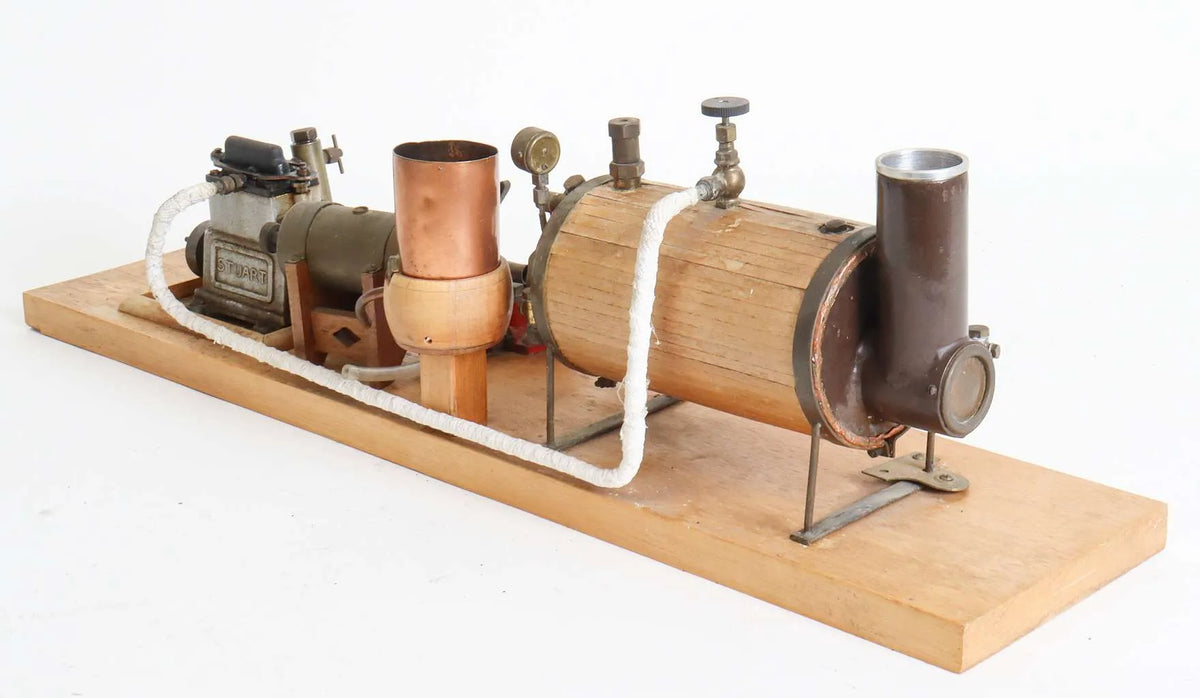 Stuart Sun with boiler