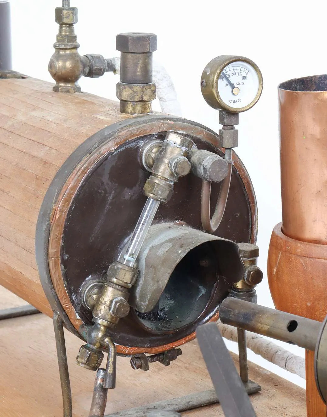 Stuart Sun with boiler