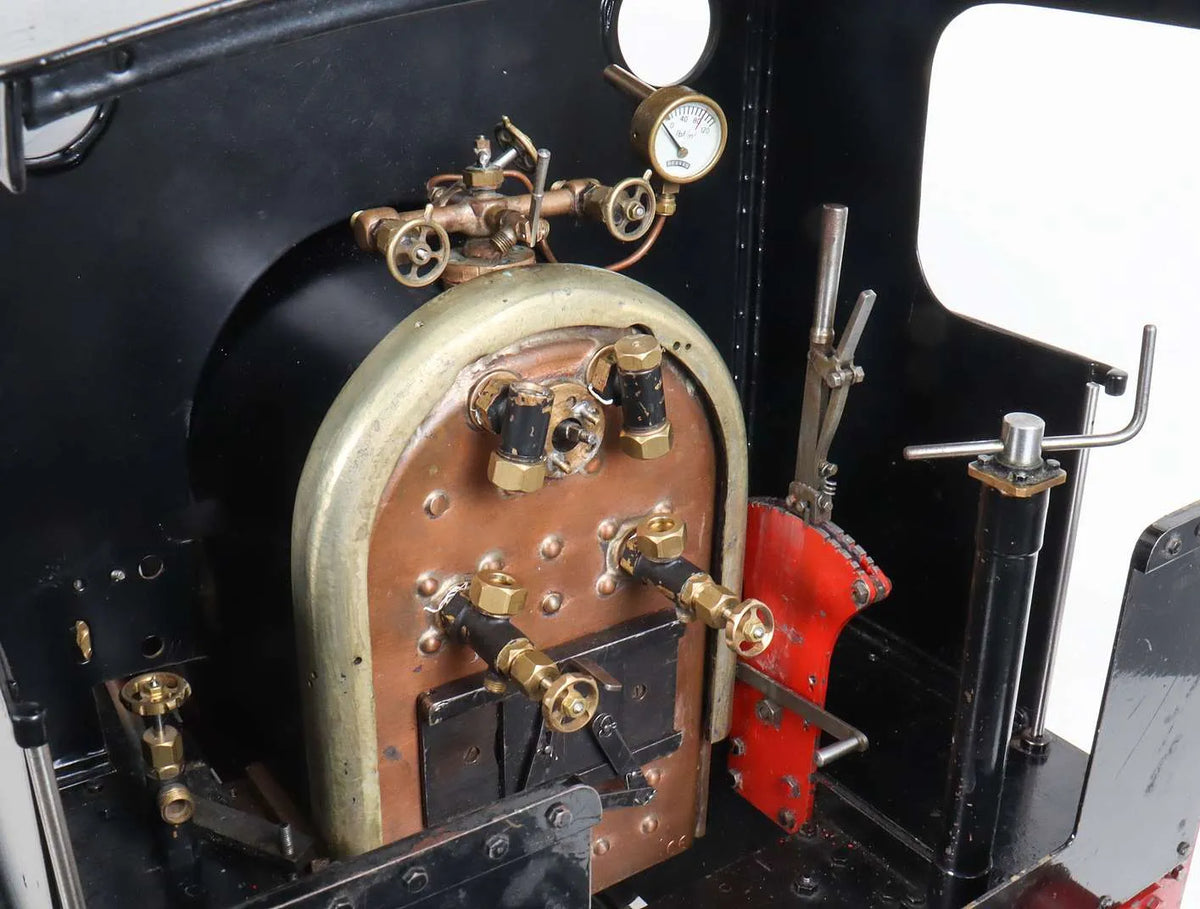 7 1/4 inch gauge "Jessie" 0-4-0T with new commercial boiler