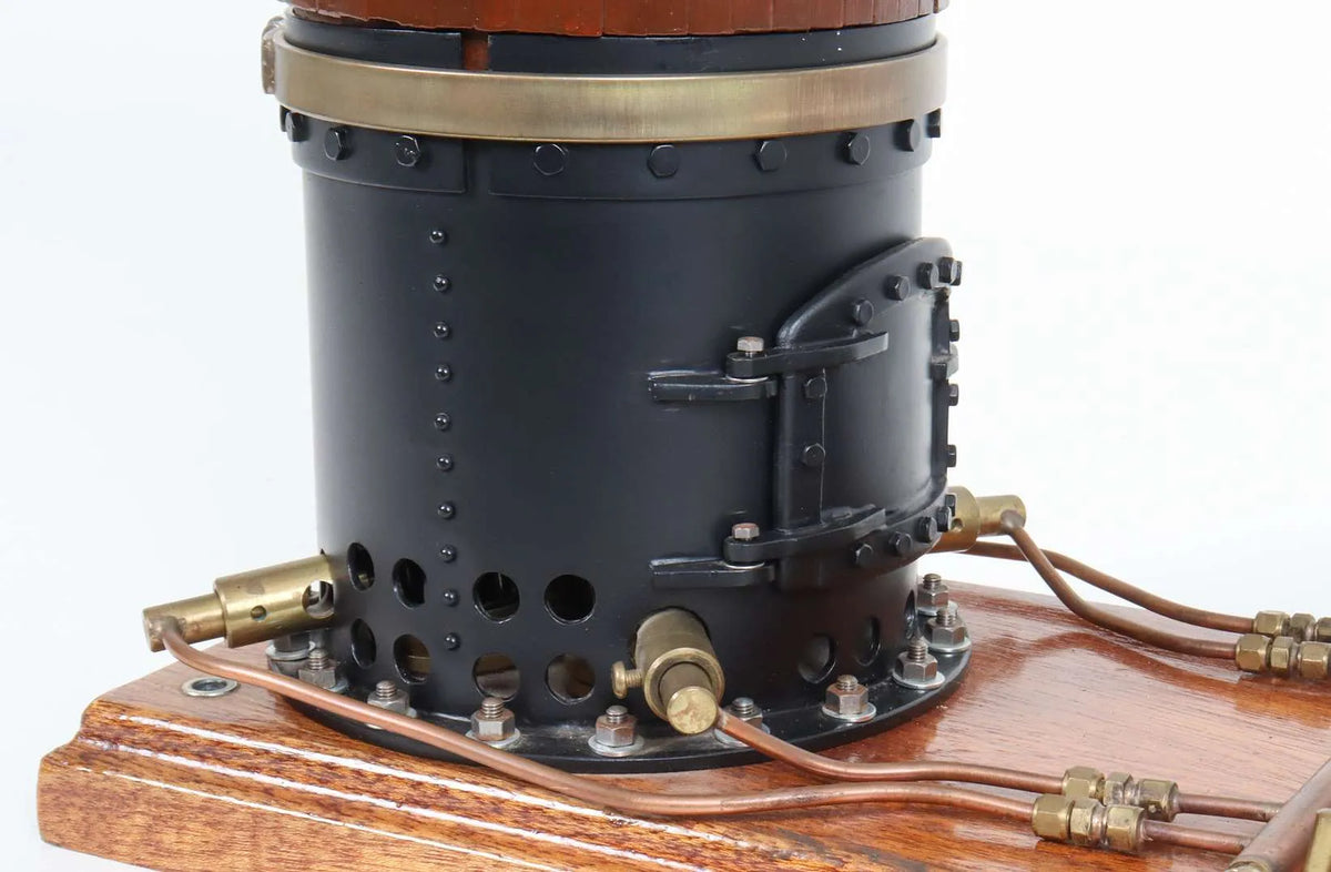 Gas-fired vertical boiler