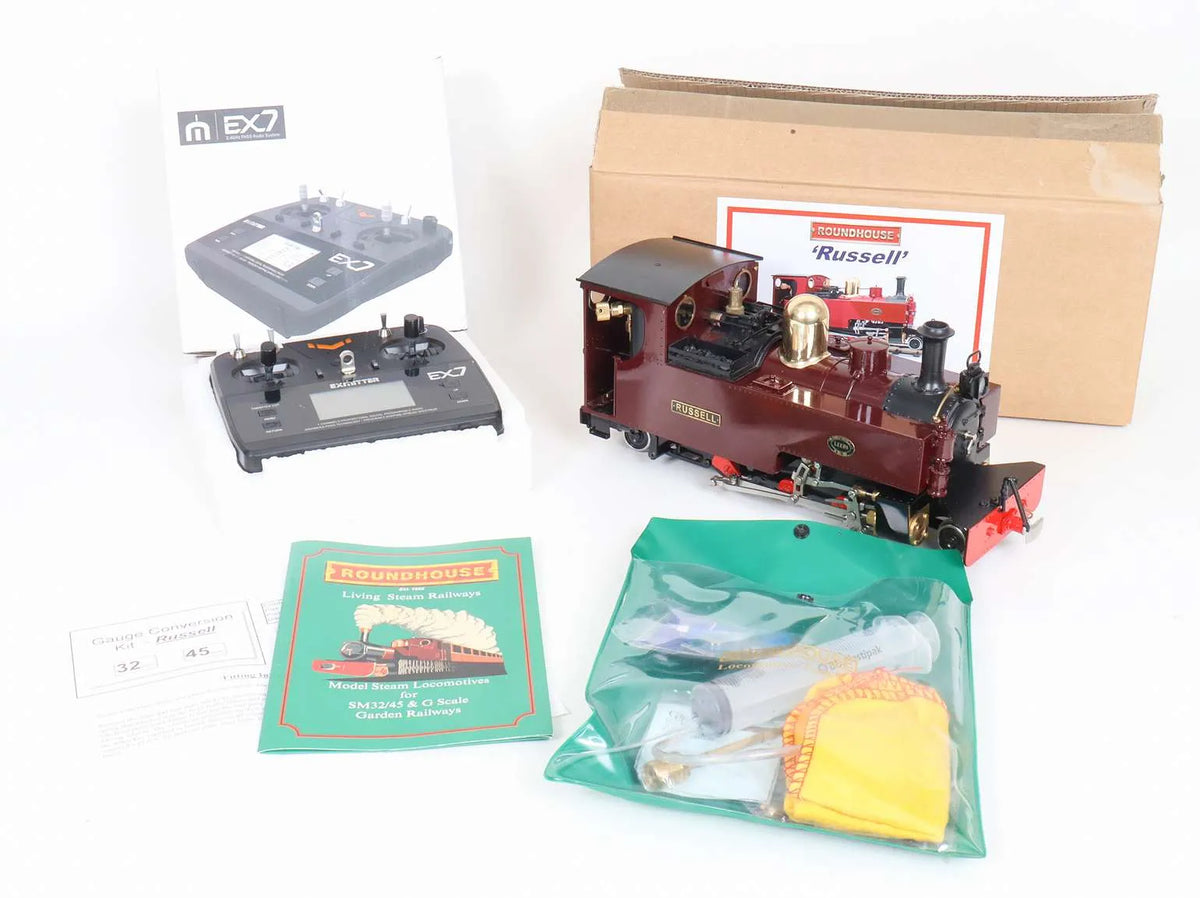 32mm narrow gauge radio-controlled Roundhouse WHR "Russell"