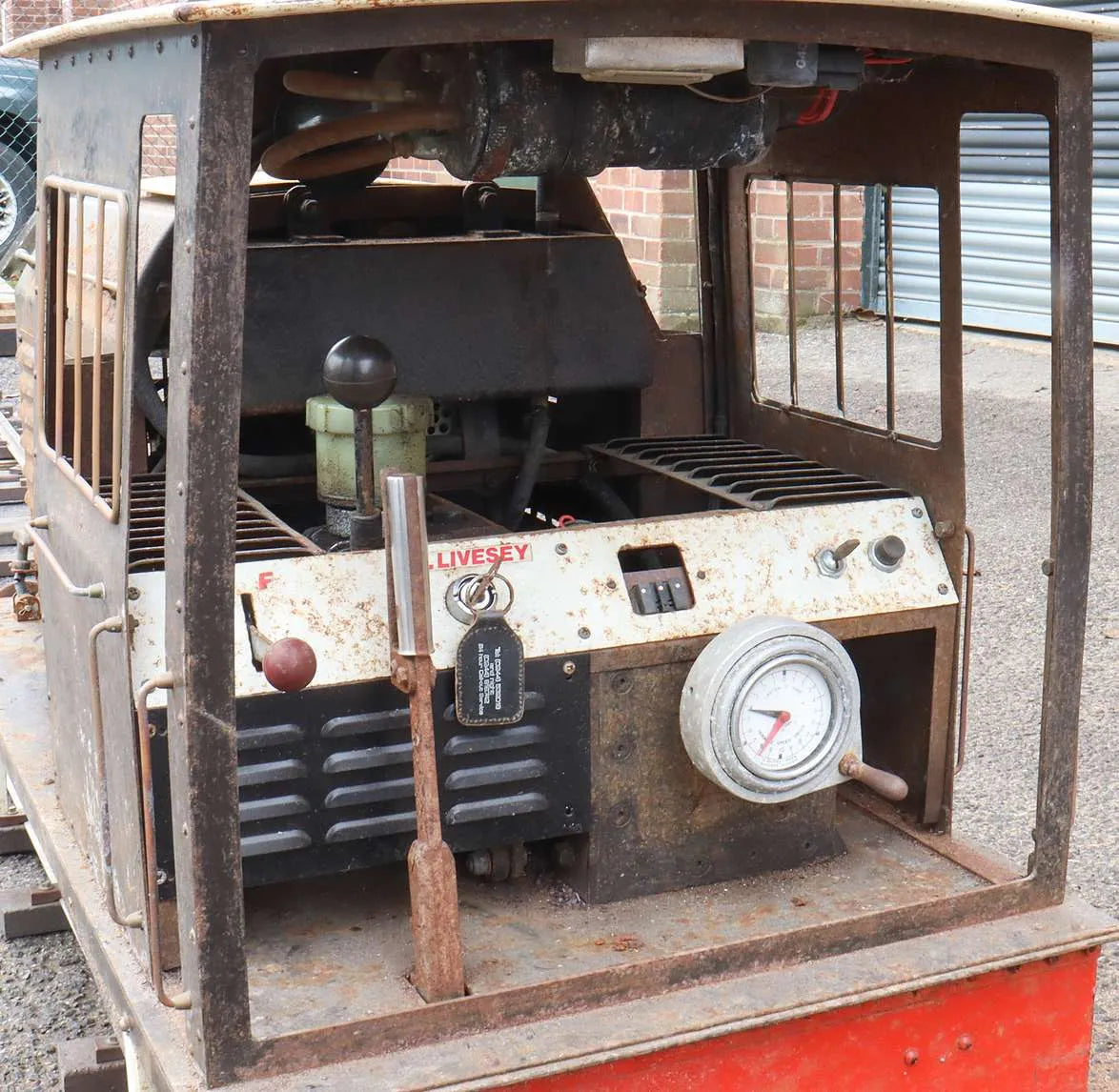 7 1/4 inch gauge petrol hydraulic 0-4-0 shunter