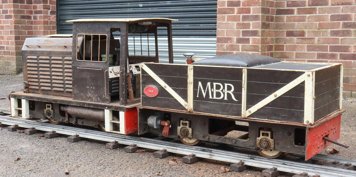 7 1/4 inch gauge petrol hydraulic 0-4-0 shunter