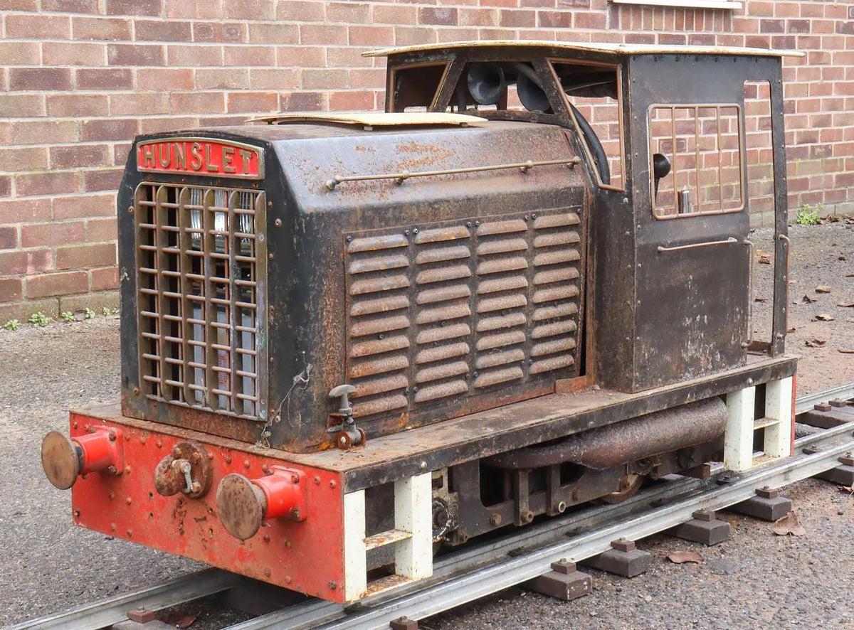 7 1/4 inch gauge petrol hydraulic 0-4-0 shunter