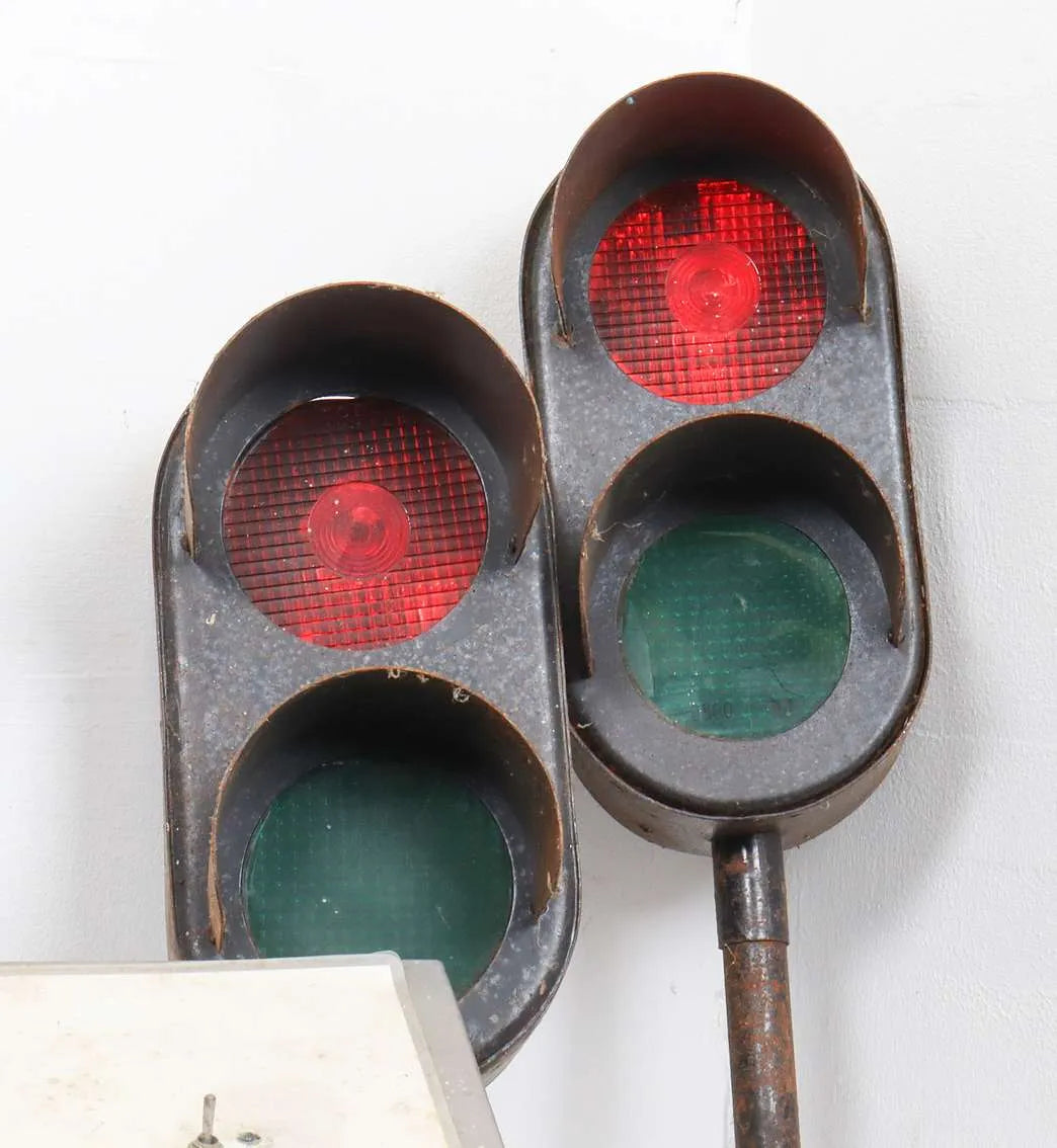 Set of four colour light signals