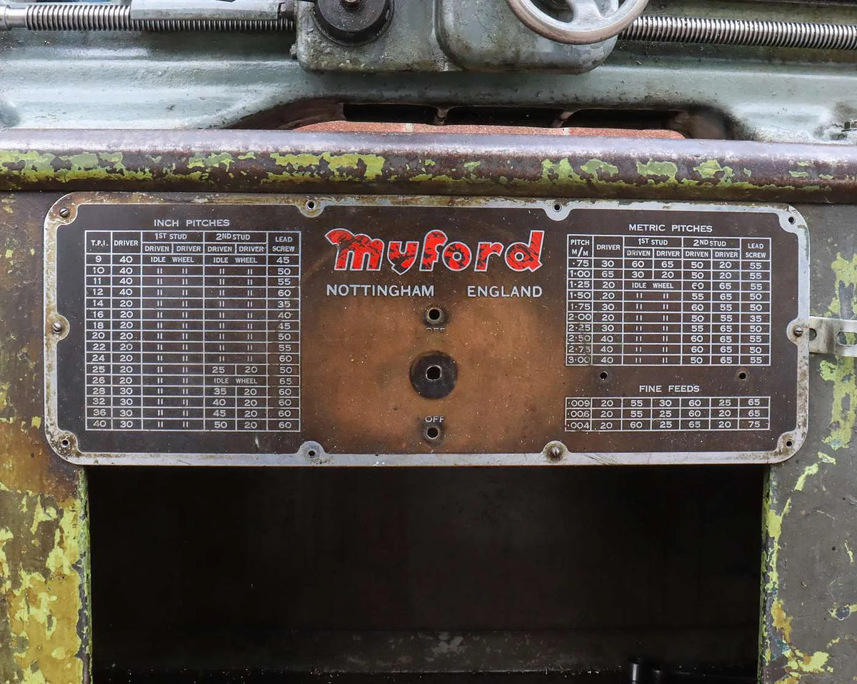 Myford ML7 lathe