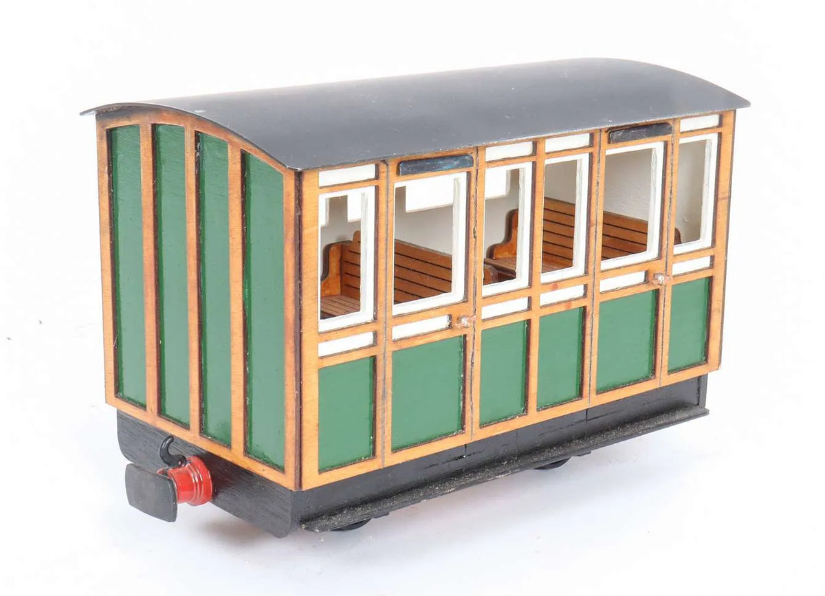 Three 16mm narrow gauge coaches