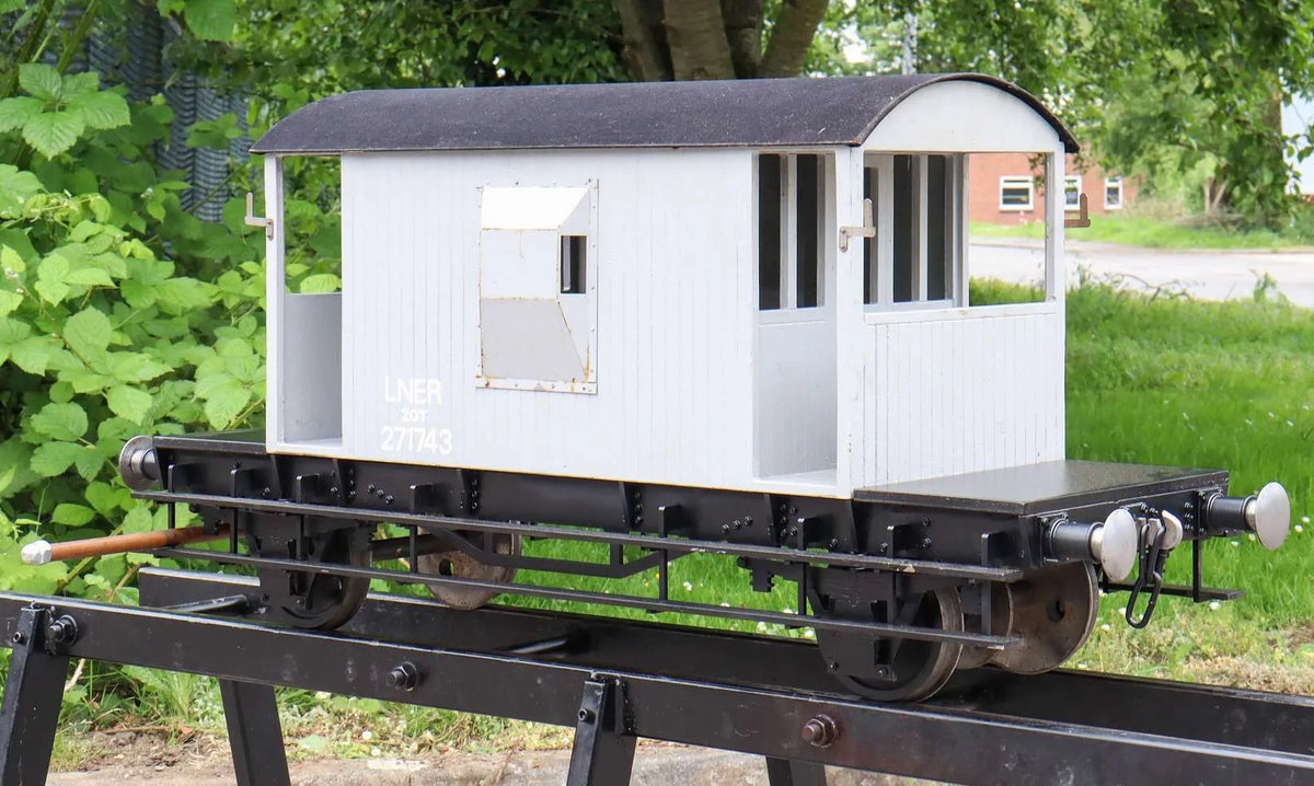 7 1/4 inch gauge LNER 18T brake van