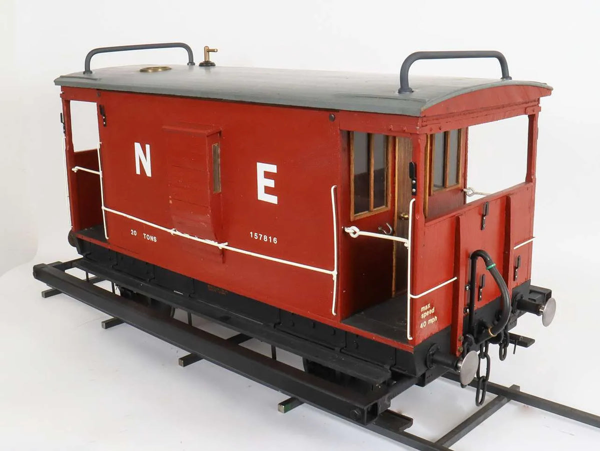 7 1/4 inch gauge brake van