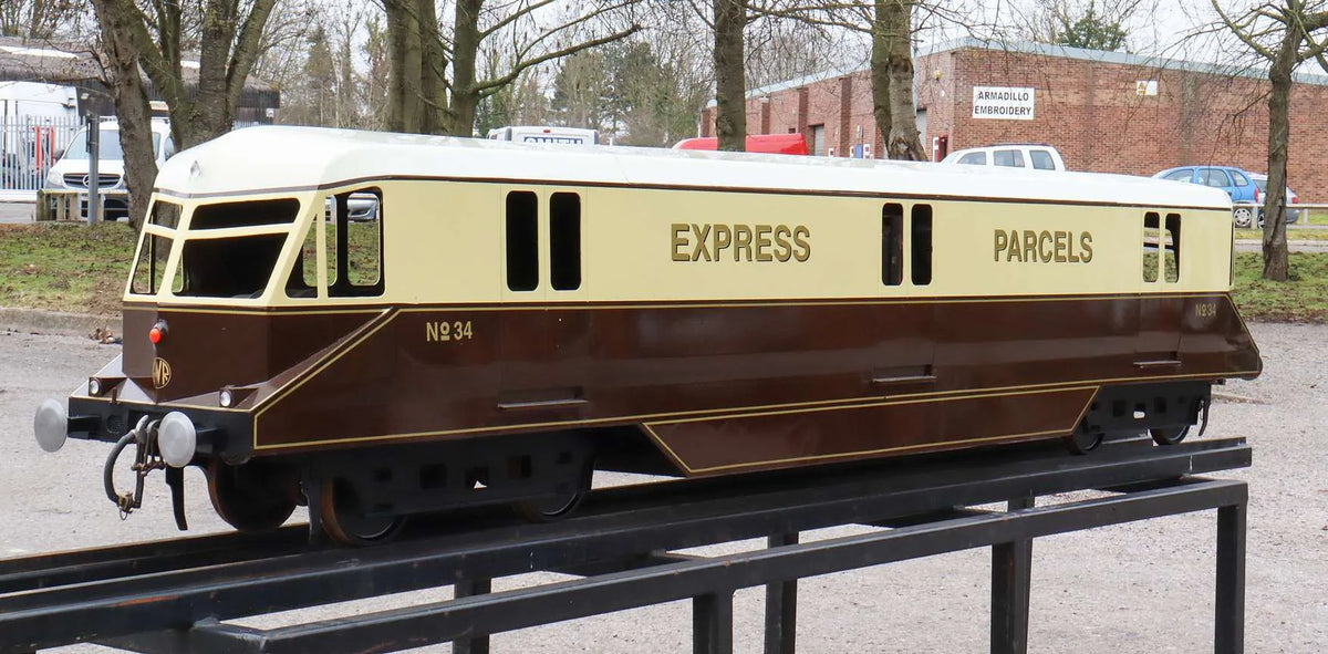 7 1/4 inch gauge GWR Railcar No.34 "Express Parcels"