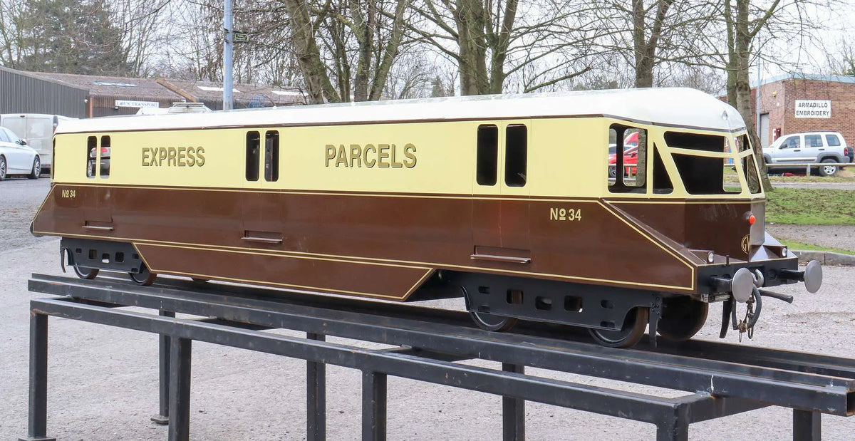 7 1/4 inch gauge GWR Railcar No.34 "Express Parcels"