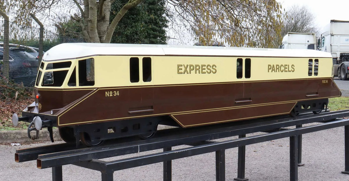 7 1/4 inch gauge GWR Railcar No.34 "Express Parcels"