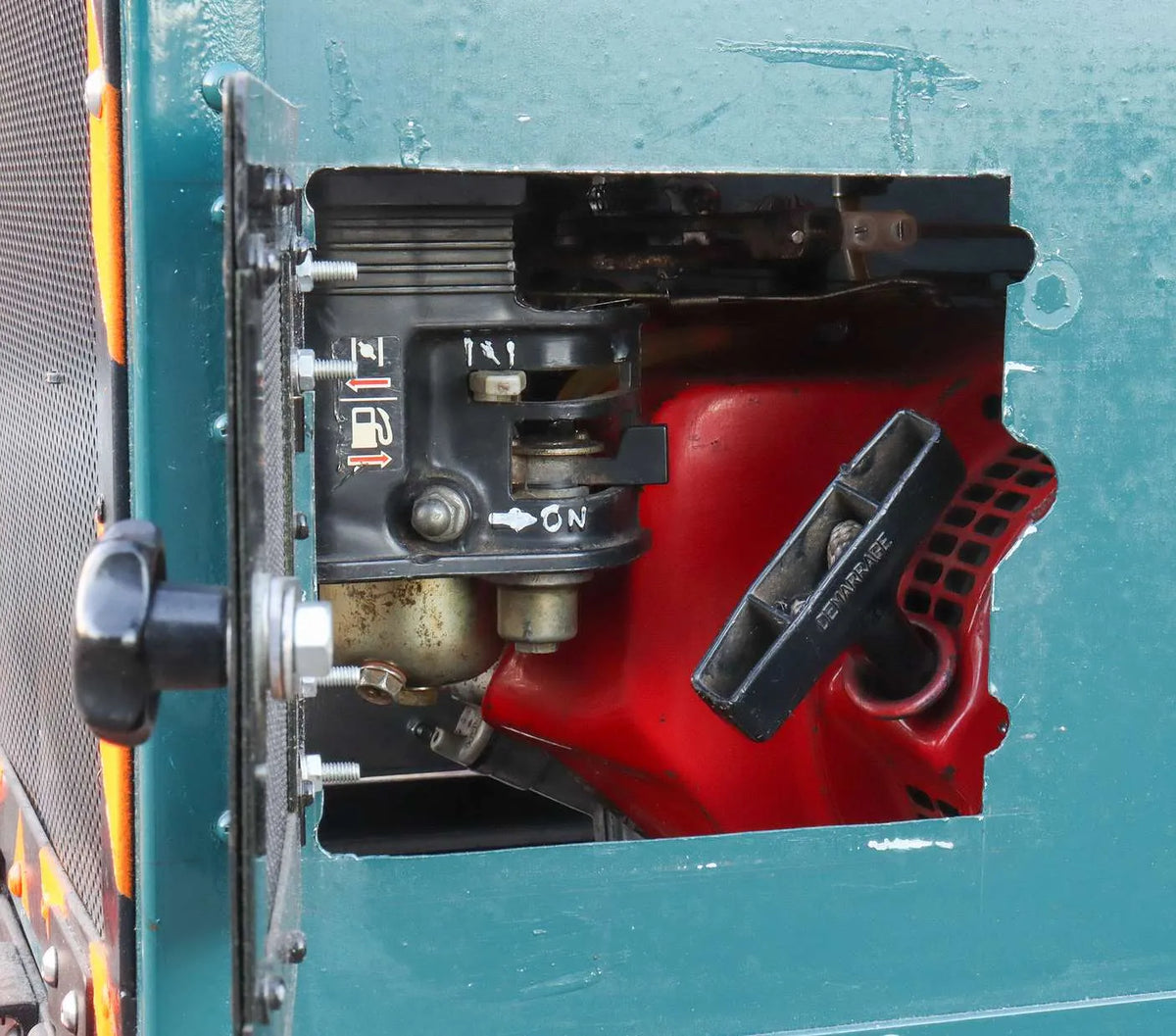 7 1/4 inch gauge freelance petrol hydraulic with driving truck