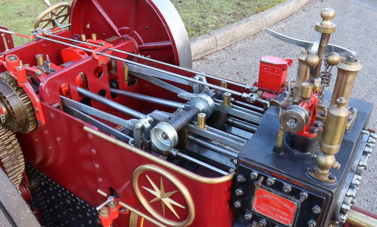 4 inch scale Burrell DCC road locomotive