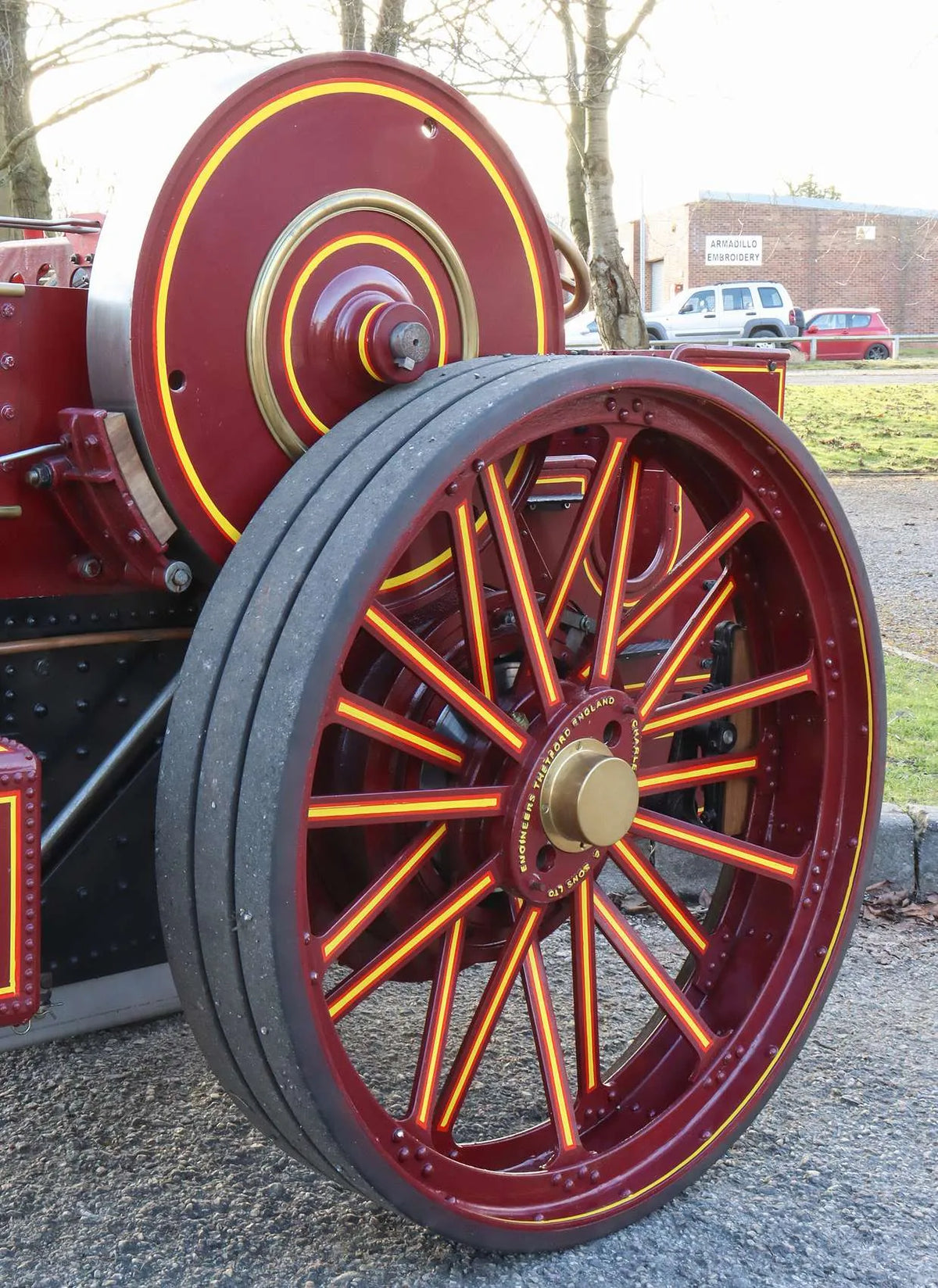 4 inch scale Burrell DCC road locomotive