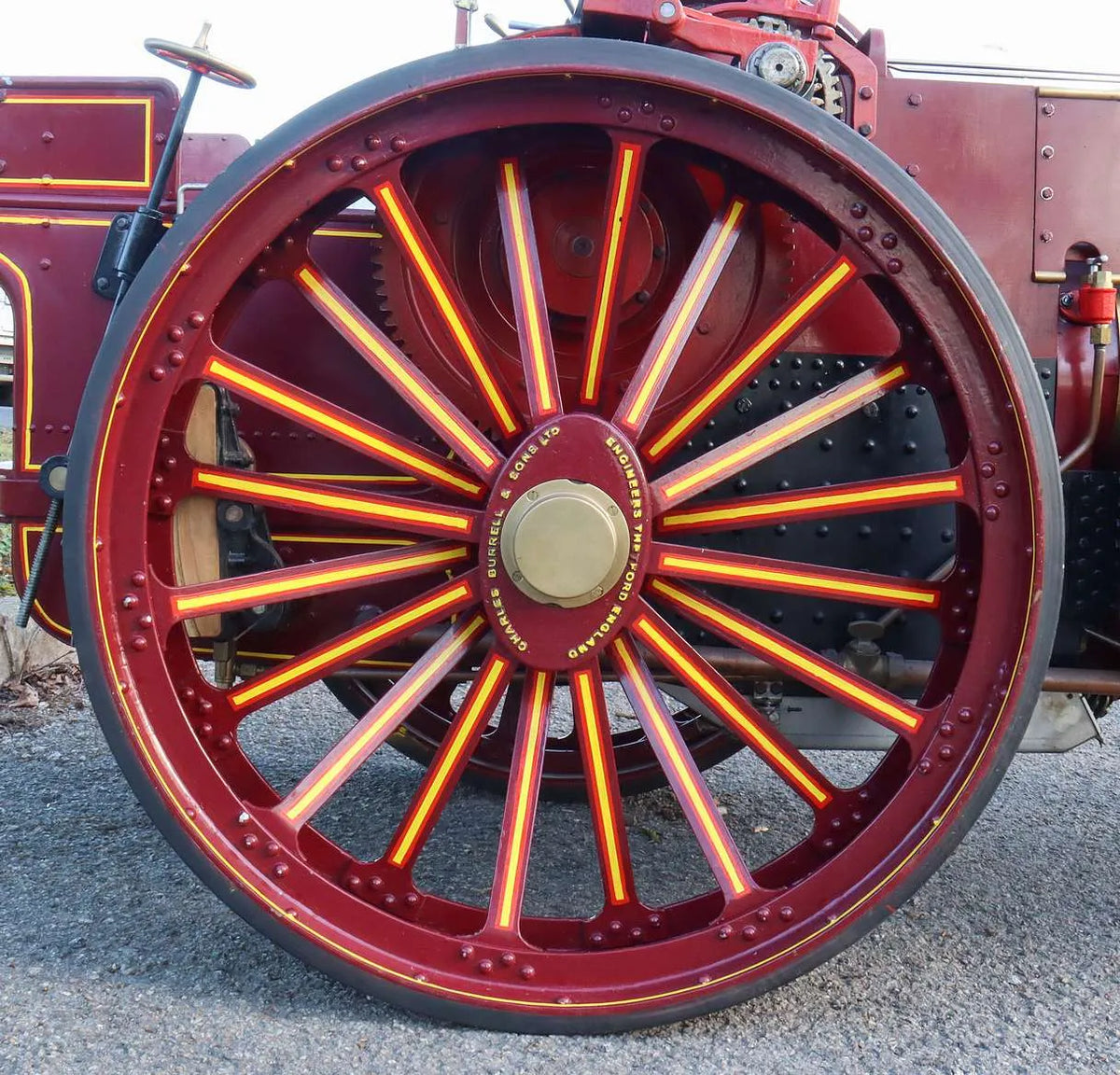 4 inch scale Burrell DCC road locomotive