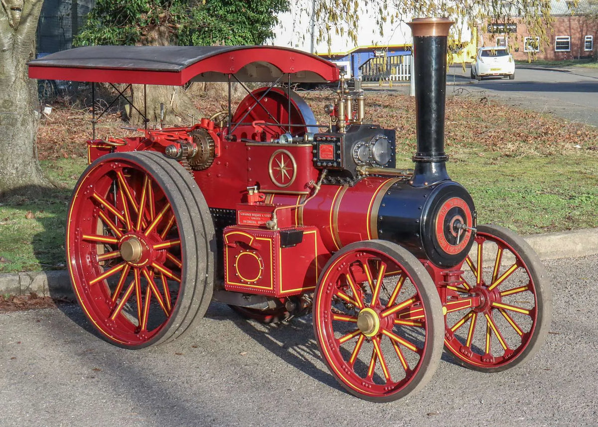 4 inch scale Burrell DCC road locomotive