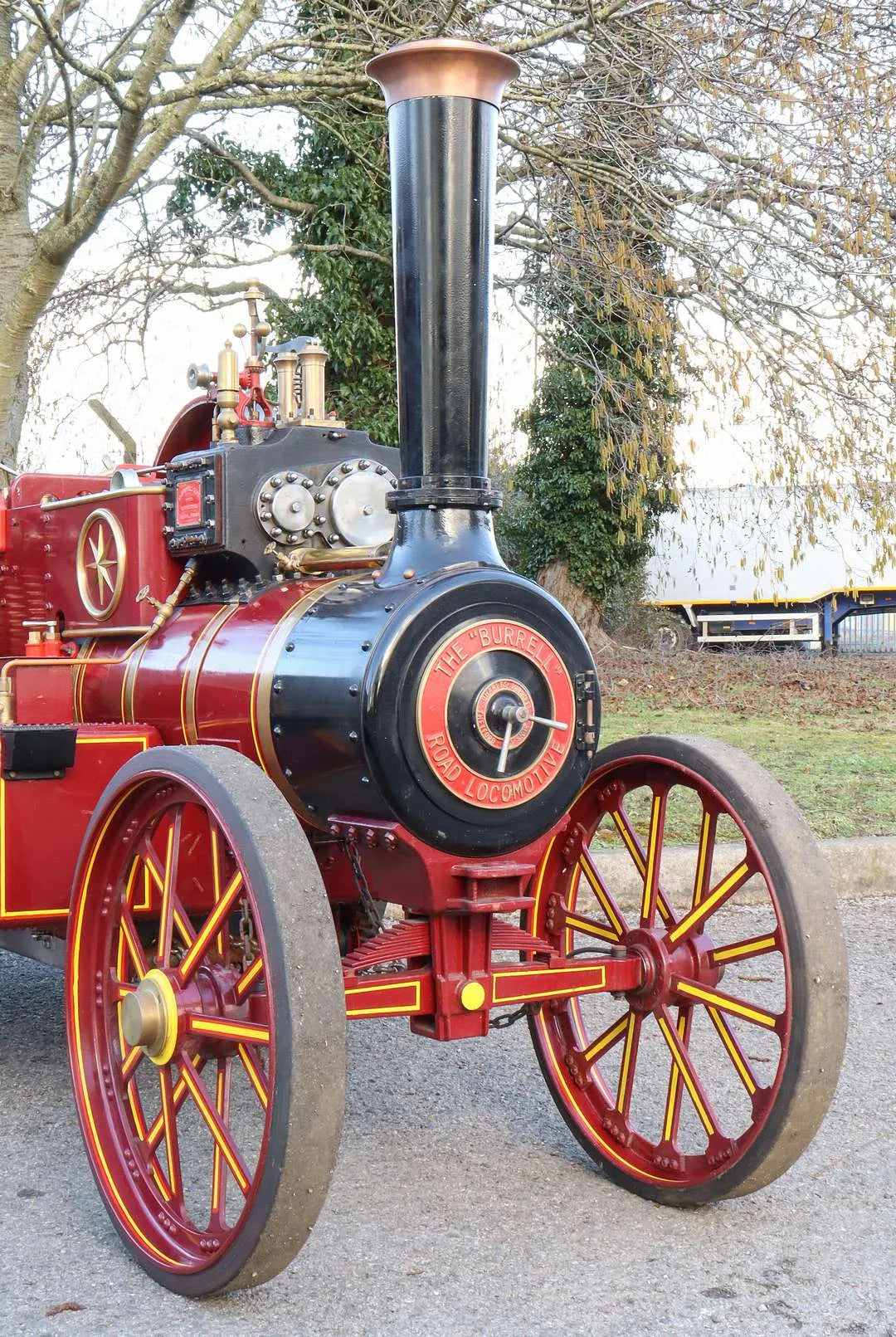 4 inch scale Burrell DCC road locomotive