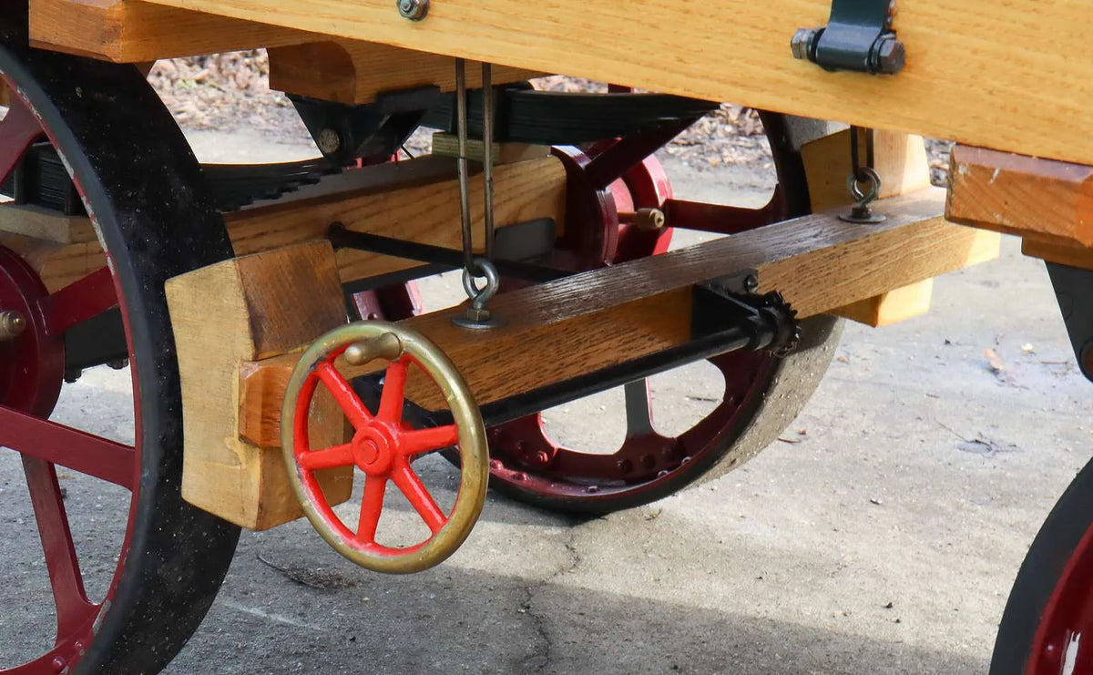 4 inch scale traction wagon