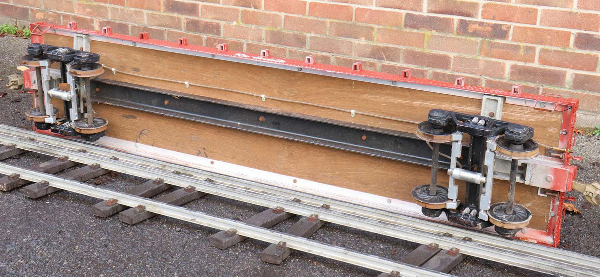 7 1/4 inch gauge air-braked D&RGW flat bed wagon