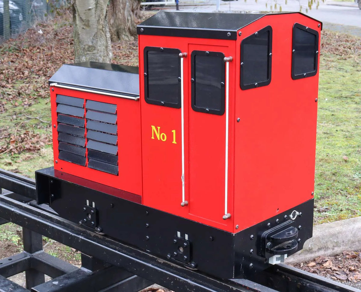 5 inch narrow gauge 0-4-0 battery electric