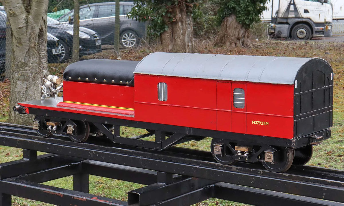 5 inch gauge luggage van/driving truck