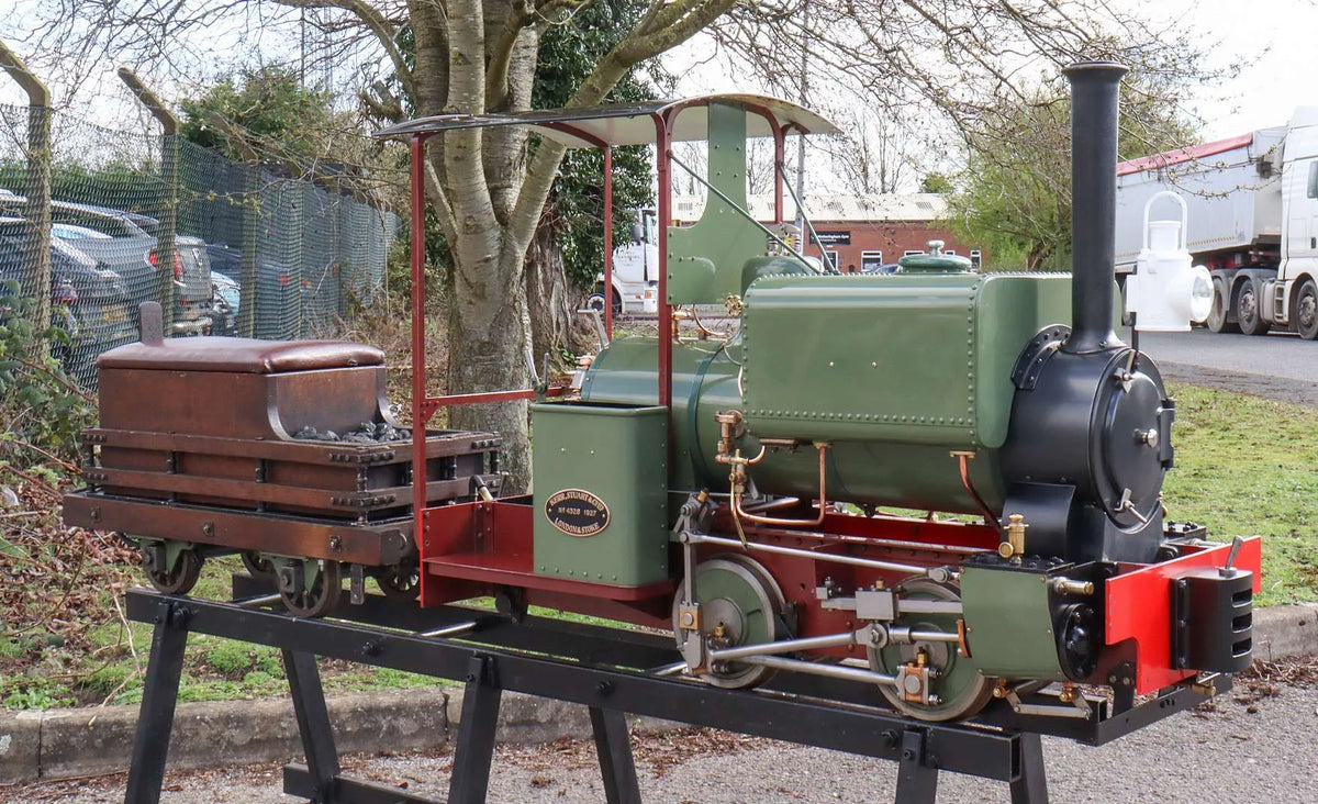 7 1/4 inch narrow gauge Kerr, Stuart "Wren" 0-4-0ST with driving truck