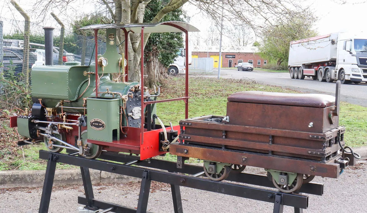 7 1/4 inch narrow gauge Kerr, Stuart "Wren" 0-4-0ST with driving truck