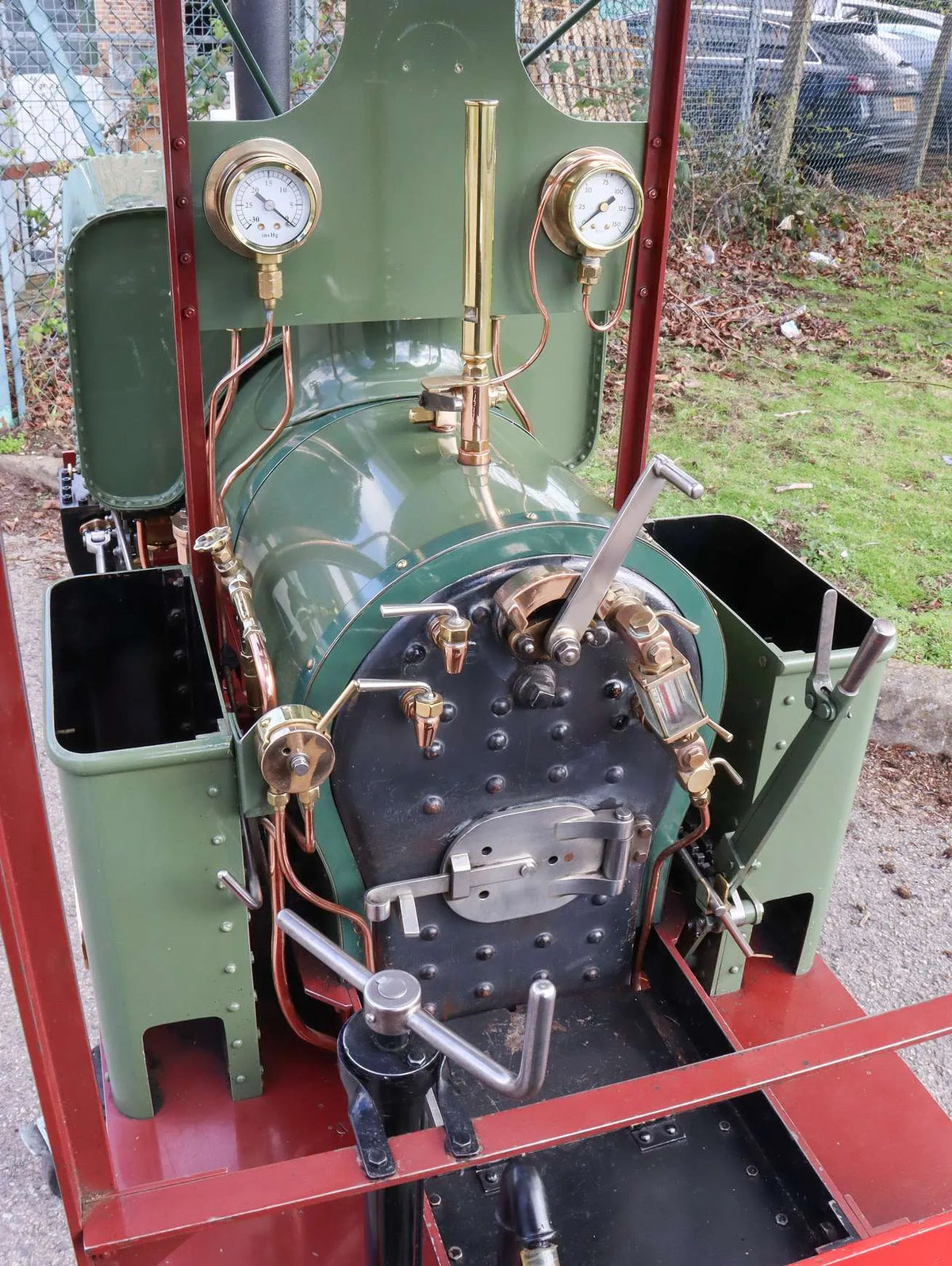 7 1/4 inch narrow gauge Kerr, Stuart "Wren" 0-4-0ST with driving truck