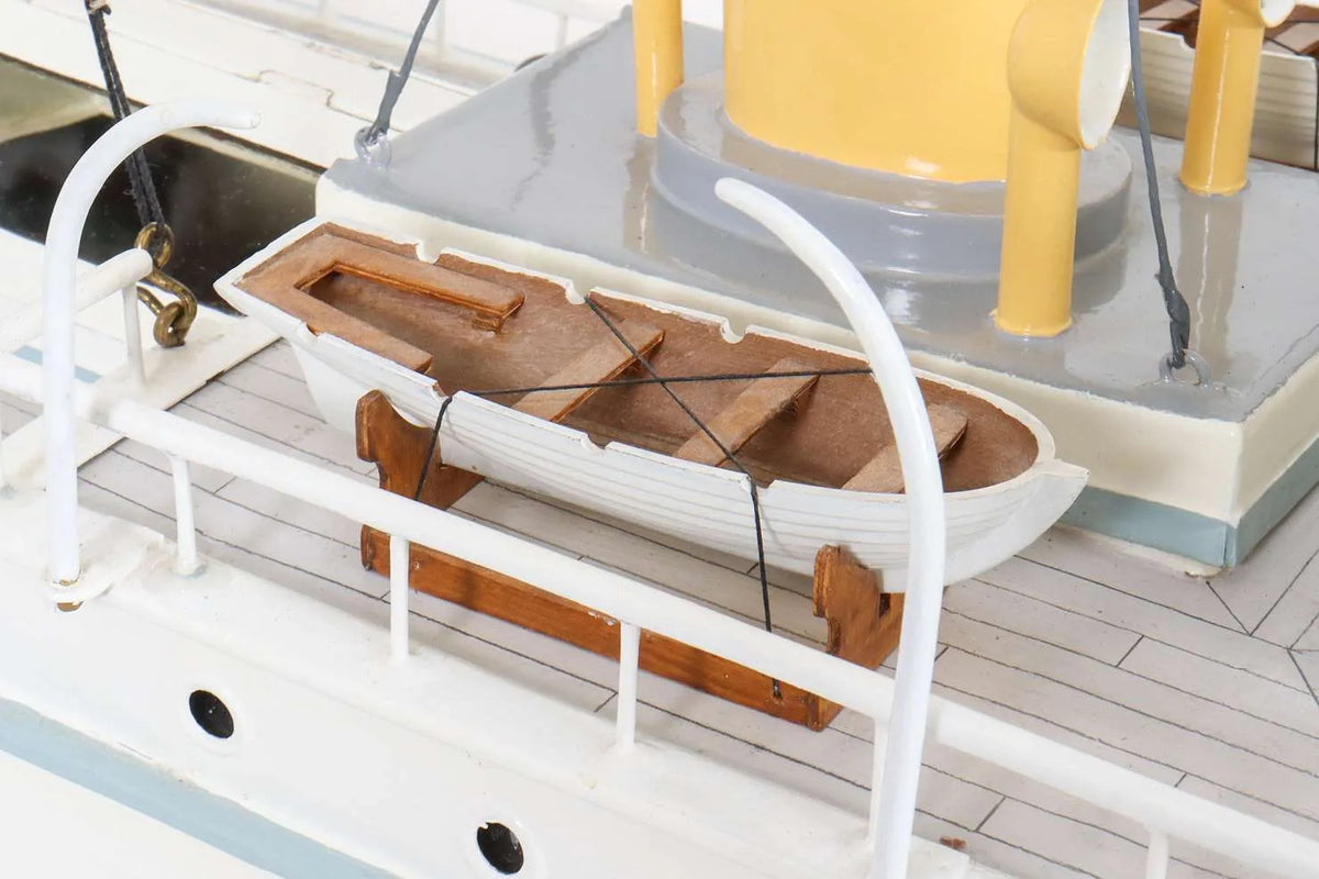 Vintage steam yacht