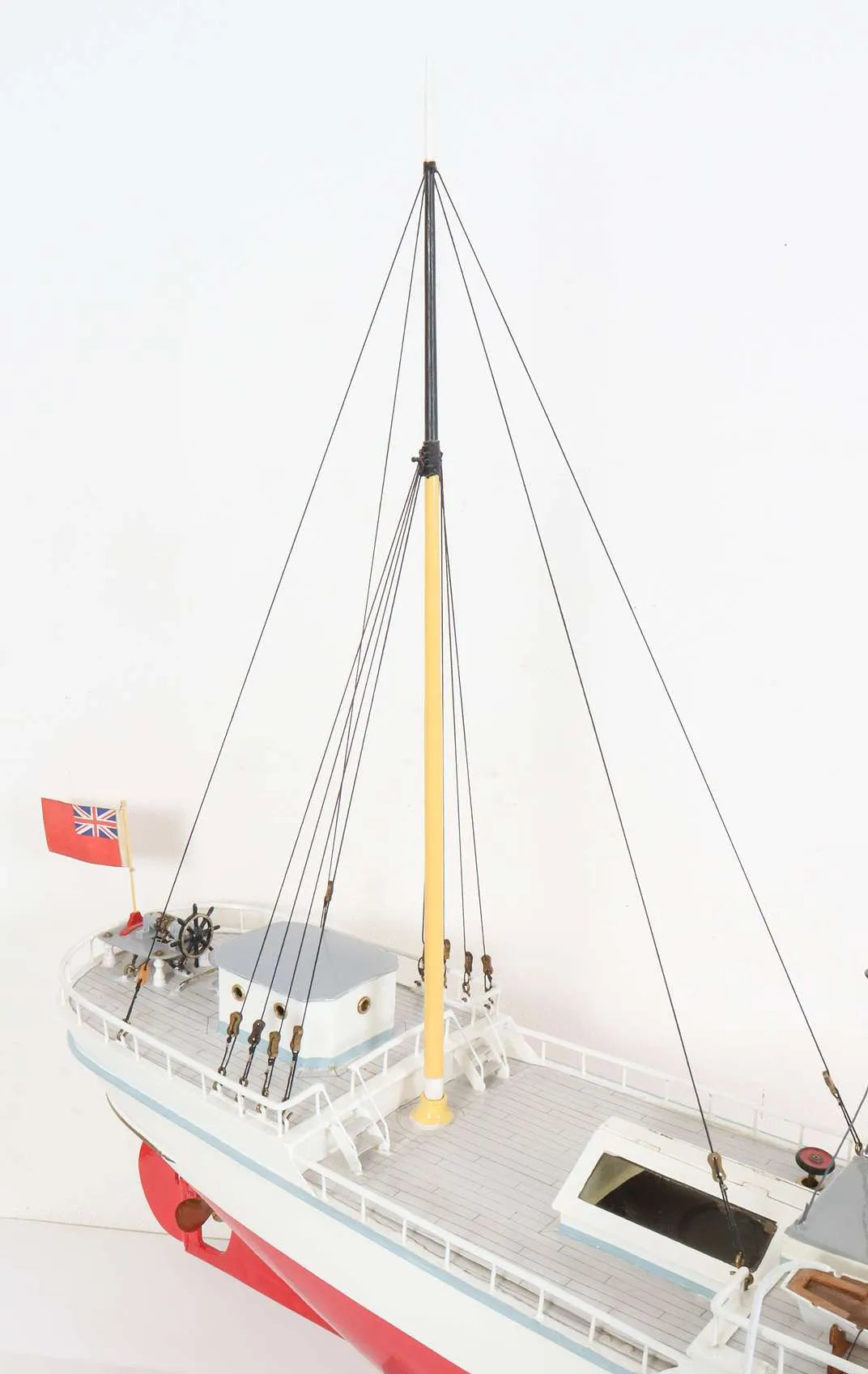 Vintage steam yacht