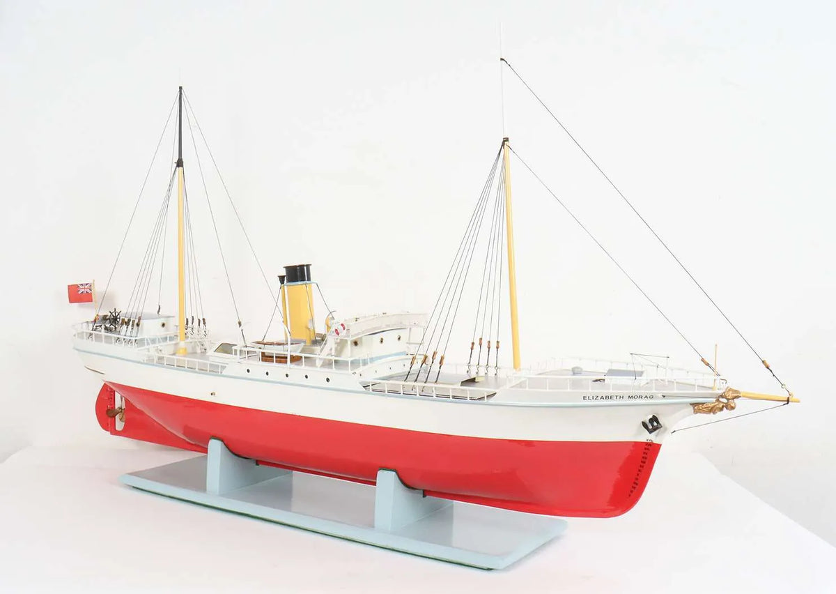 Vintage steam yacht