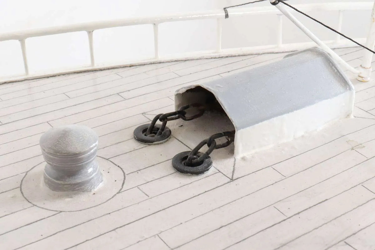 Vintage steam yacht