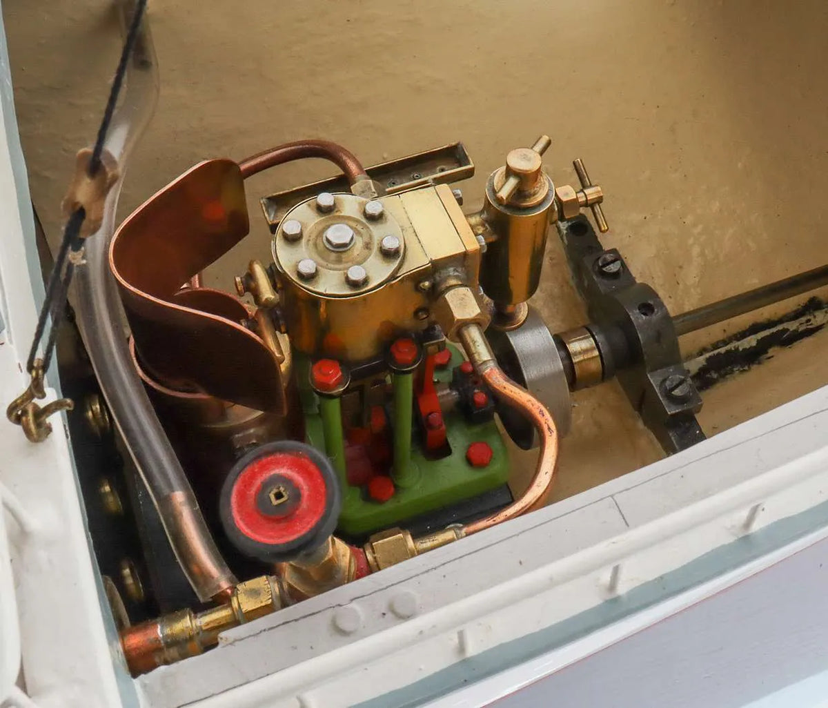 Vintage steam yacht