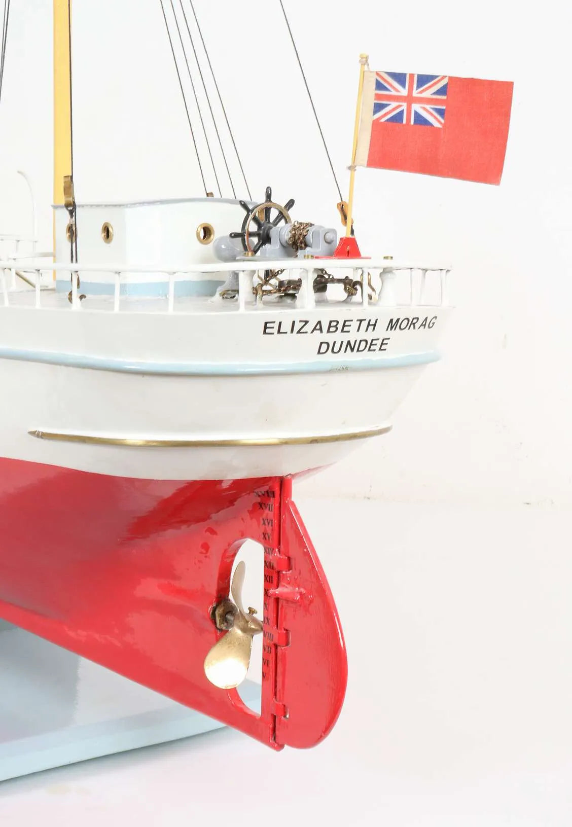 Vintage steam yacht