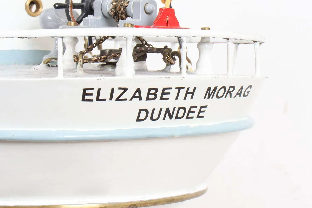 Vintage steam yacht