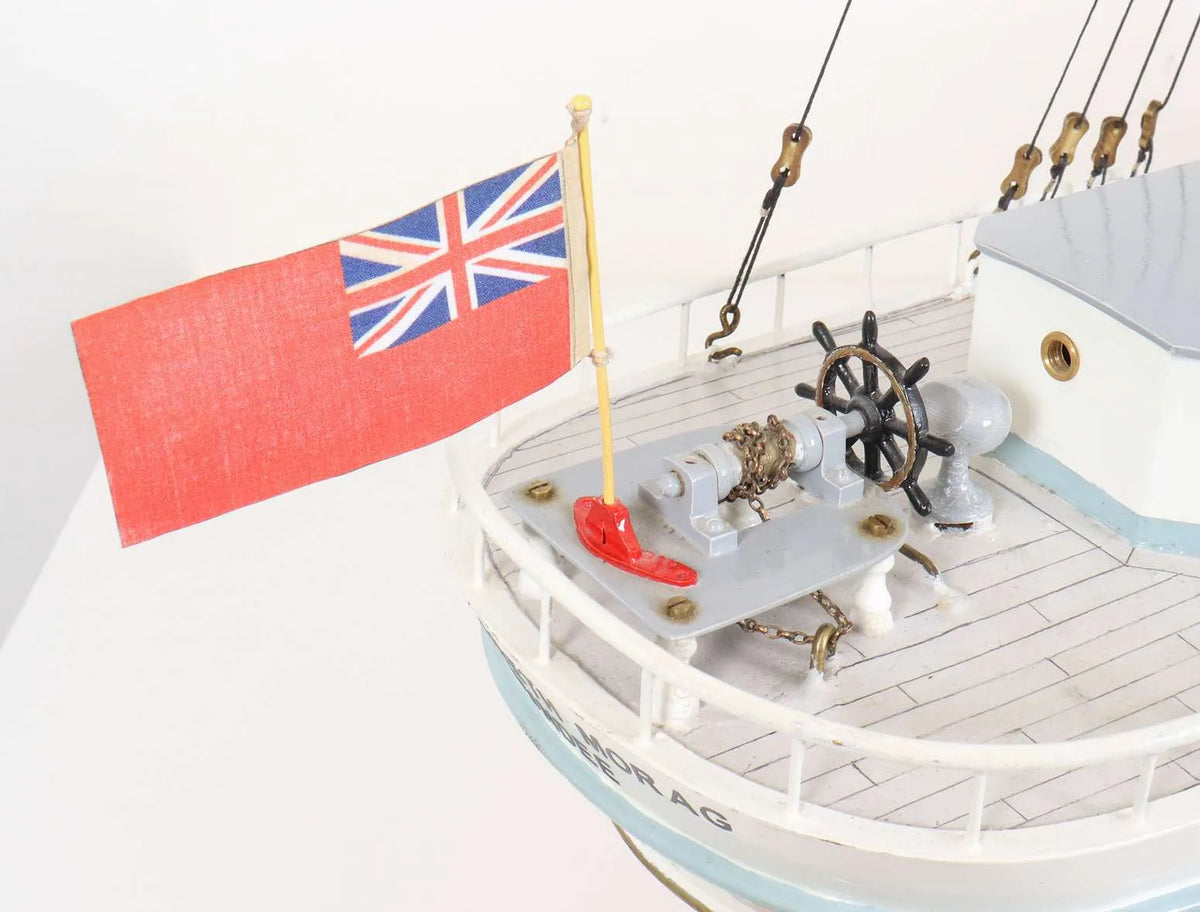 Vintage steam yacht