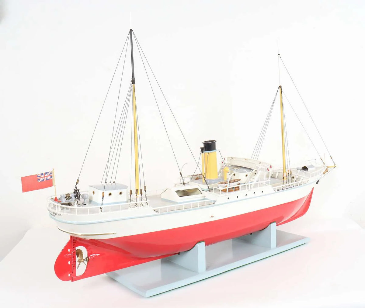 Vintage steam yacht