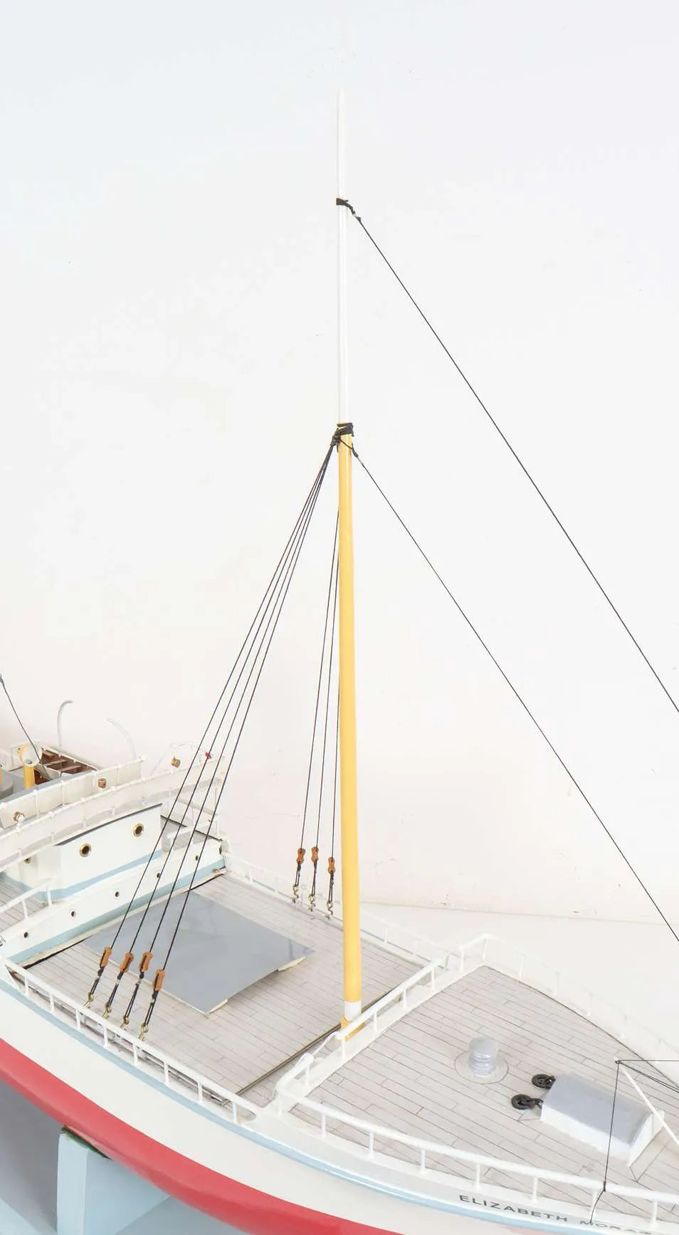Vintage steam yacht