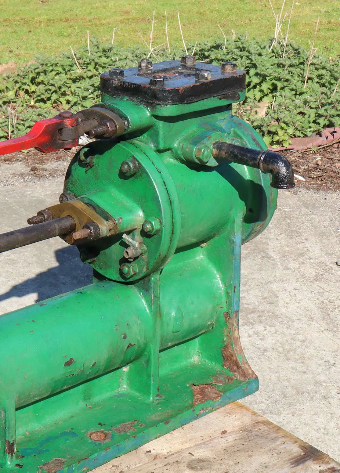 Wall-mounted rotative steam pump