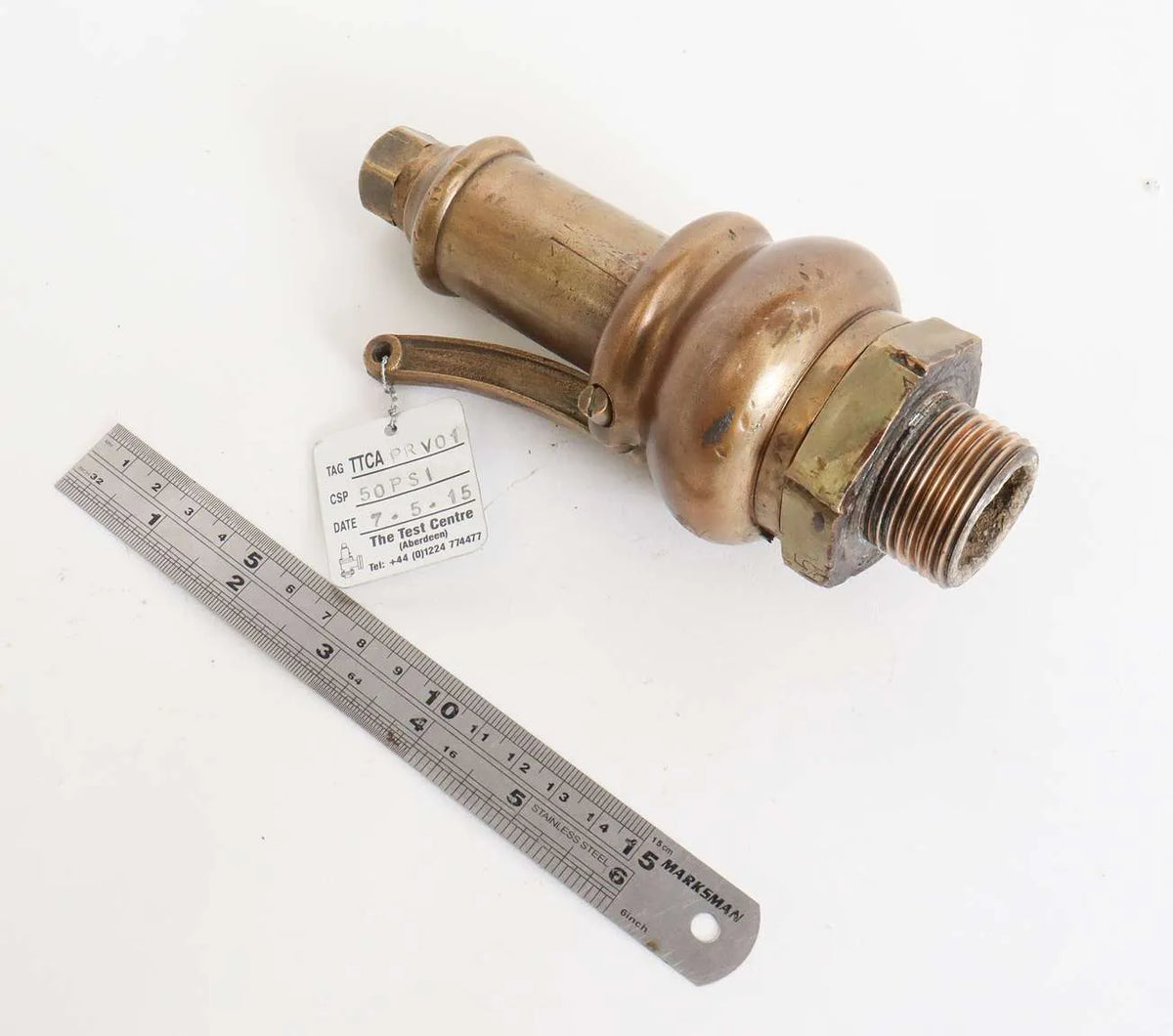 Collection of full-size lubricators, safety valve, whistle